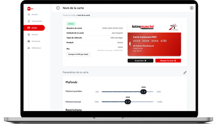 Espace client sur ordinateur
